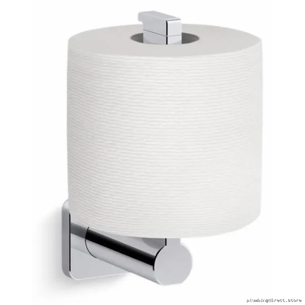 Kohler Modern Polished Chrome Dual Roll Wall-Mounted Toilet Paper Holder