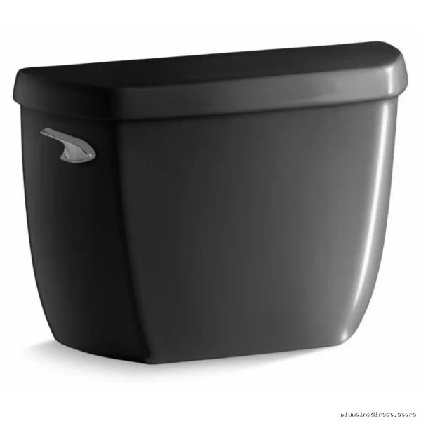 Kohler Wellworth Black Toilet Tank 1.28 GPF Water-Saving Model 4436-7