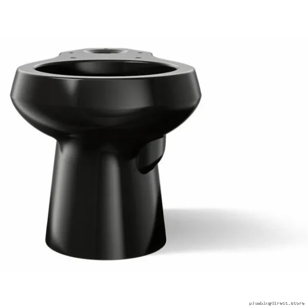 Kohler Black Round Front Toilet Bowl Model 4197-7 by Wellworth - Image 3