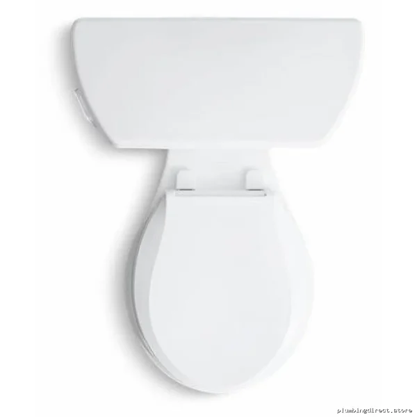Kohler Wellworth White Slimmer Seat 2-Piece Round Front Toilet with 1.28 GPF - 3577-0 - Image 2