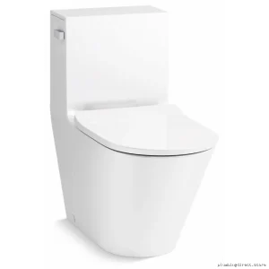 Kohler Comfort Height Compact Elongated Dual Flush Toilet - White