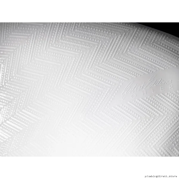 Kohler White Herringbone Undermount Bathroom Sink - Rectangle Design