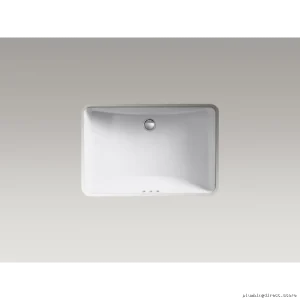 Kohler White Sleek Undermount Bathroom Sink – Fits Sizes & Improves Space
