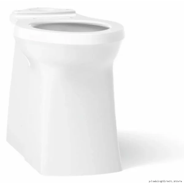 Kohler White Tall-Skirted Elongated Toilet Bowl Only - Image 5