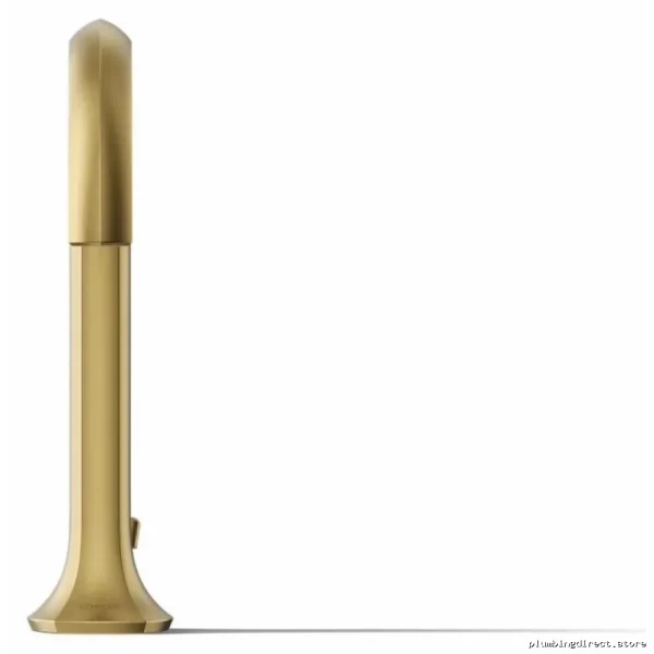 Kohler Widespread Cane Design Bathroom Faucet - Single-Handle 1.2 GPM Brushed Modern Brass - Image 3