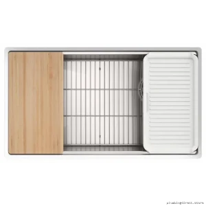 Kohlerss不锈钢水槽Undermnt单碗预处理工作站