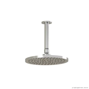 Kontour Rainfall Shower Head with Ceiling Mount - Chrome Spa-Like Design