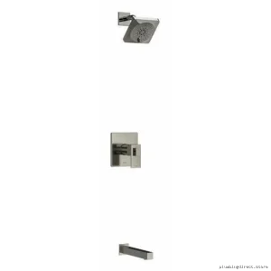 Thermostatic Tubs/Showers Valve by Kubik - PEX Ready Brushed Nickel (KIT4744USBN-EX) RIOBEL
