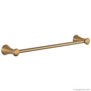 Lahara 18 Delta Towel Bar - Champagne Bronze Bathroom Wall Mount 73818-CZ