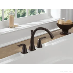 Lahara High-Flow Roman Tub Faucet Trim in Venetian Bronze