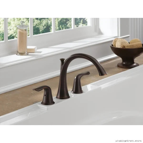 Lahara High-Flow Roman Tub Faucet Trim in Venetian Bronze