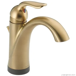 Lahara Single-Hole Touch Control Bath Faucet in Champagne Bronze