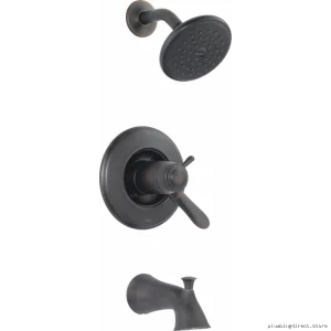 Lahara TempAssure 17T Delta Shower Valve Trim - Venetian Bronze T17T438-RB with Thermostatic Control