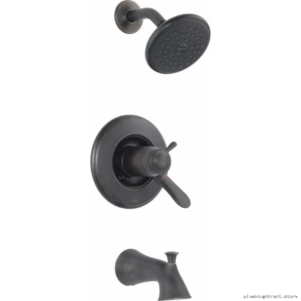 Lahara TempAssure 17T Delta Shower Valve Trim - Venetian Bronze T17T438-RB with Thermostatic Control