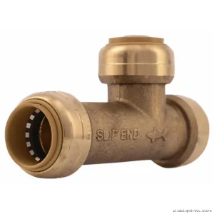 Lead Free Brass 3/4 Inch Slip Tee - U3370LF Sharkbite