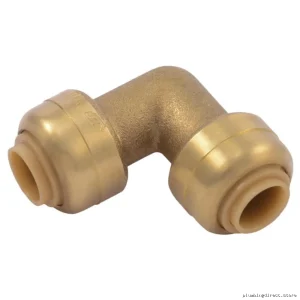 Lead-Free Brass 3/8 in 90 Degree Elbow Fitting Sharkbite U246LF