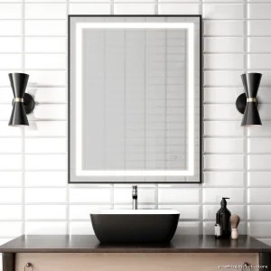 Kalia 30x38 LED Backlit Vanity Mirror for Bright, Energy-Efficient Illumination