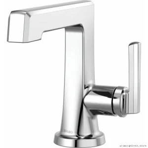 Levoir Low-Flow Single Hole Bathroom Sink Faucet 1.2 GPM Chrome Finish Brizo Model 65098LF-PC-ECO