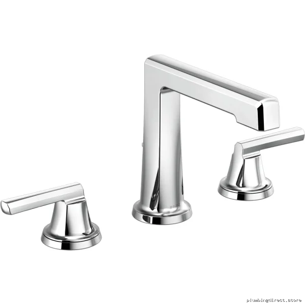 Levoir Brizo Chrome Widespread Bathroom Faucet - Single Handle - Image 5
