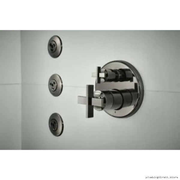 Levoir 3-Function Diverter Shower Valve Trim with Pressure Balance - Brilliance Black Onyx T75P598-BNXLHP Brizo - Image 2