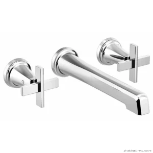 Levoir Handle-Free Chrome Bathroom Faucet Trim - Modern Single-Hole Wall Mount T65898LF-PCLHP