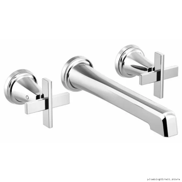 Levoir Handle-Free Chrome Bathroom Faucet Trim - Modern Single-Hole Wall Mount T65898LF-PCLHP
