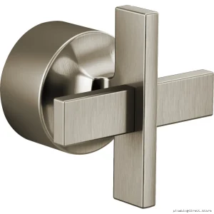 Levoir HX60P98-NK Cross Handle Kit - Pressure-Balanced Luxe Nickel Shower Valve Replacement for Brizo