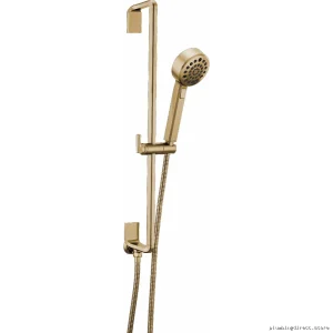 Levoir Kinetic Wall-Mounted Adjustable Brass Rail & Luxury Bronze Finish – SKU#BZ-GoldShowerPro
