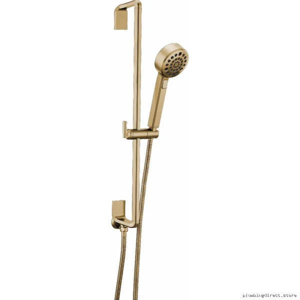 Levoir Kinetic Wall-Mounted Adjustable Brass Rail & Luxury Bronze Finish – SKU#BZ-GoldShowerPro
