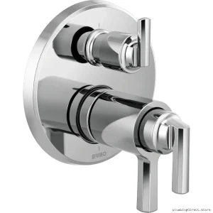 Levoir TempAssure Thermostatic Valve 3-in-1 Integrated Diverter Chrome T75598-PC Brizo
