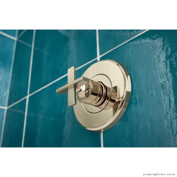 Levoir Sensori Thermostatic Shower Valve Trim Kit - Cross Handle Polished Nickel HX6698-PN Brizo