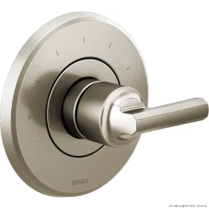Levoir Sensori Thermostatic Valve Trim – Handle-Free Design in Luxe Nickel Finish T66T098-NKLHP Brizo