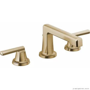 Levoir Widespread Bathroom Faucet 65397LF-GLLHP - Luxe Gold Finish, High-Flow 1.5 GPM with Single Handle Design