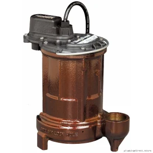 Liberty 250-2 Effluent Pump 1/3HP 1-Phase 115V Cast Iron Manual 25ft Cord