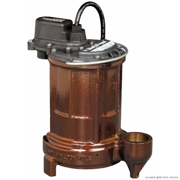 Liberty 250-2 Effluent Pump 1/3HP 1-Phase 115V Cast Iron Manual 25ft Cord