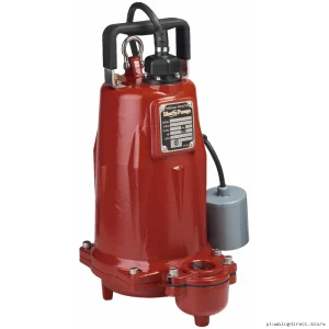Liberty FL... Automatic Heavy-Duty High Head Wastewater Pump - Ph/V w/ Long Power Cable