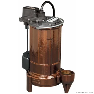 Liberty Pumps 1/2 HP Cast Iron Sump Pump with VMF Switch 115V 10ft Cord