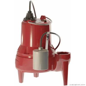 Liberty LE51A Automatic 1/2 HP 1-Phase 115V Sewage Pump with 10' Cord