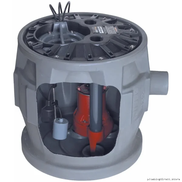 Liberty Pumps 1/2 HP Sewage Ejector System 115V Simplex Package P382LE51
