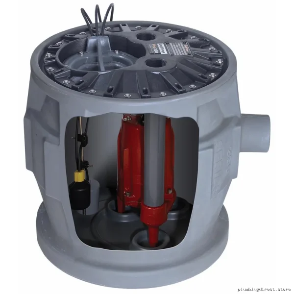 Liberty Pumps 1HP Sewage Ejector System with 10ft Cord 115V Single Phase