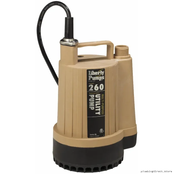Liberty Pumps Model #HPM-34 - Hand-Powered Yard Water Transfer Tool w/ Extended Reach & Durable Hose Adapters