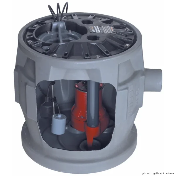 Liberty Pumps P382XLE4 – .5/.6 HP Single-Phase Sewage Ejector Pump Kit