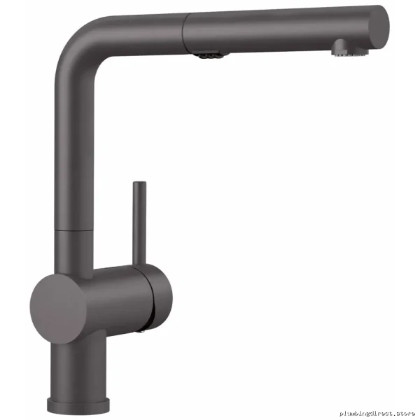 Linus Modern Kitchen Faucet w/ Pulldown Sprayer – Easy Cleaning White Design - Image 3