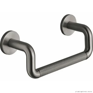Litze 8-Inch Space-Saving Towel Bar - Luxe Steel 694735-SL Brizo