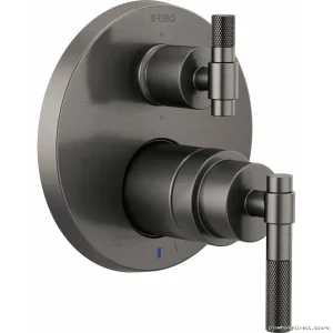 Litze Pressure Balance Valve T-Lever Handle Kit - Luxe Steel HL75P33-SL Brizo