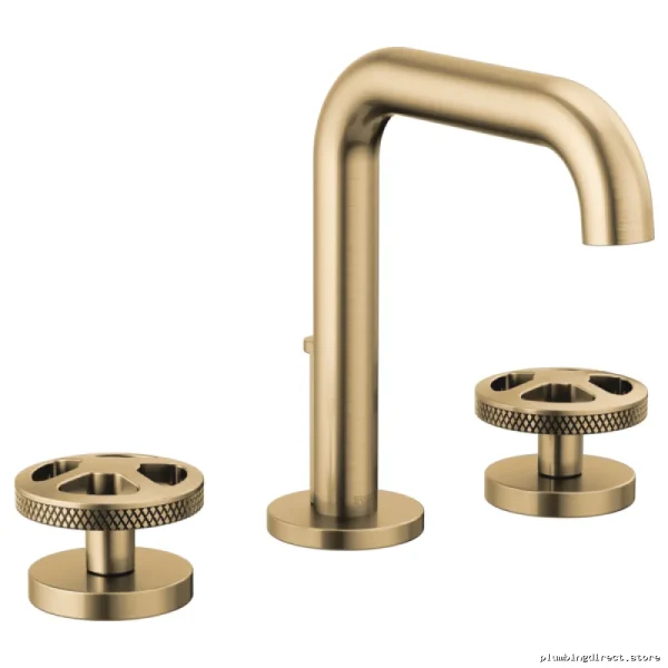 Litze Modern Widespread Single Handle Bathroom Faucet in Gold - 65332LF-GLLHP Brizo - Image 2