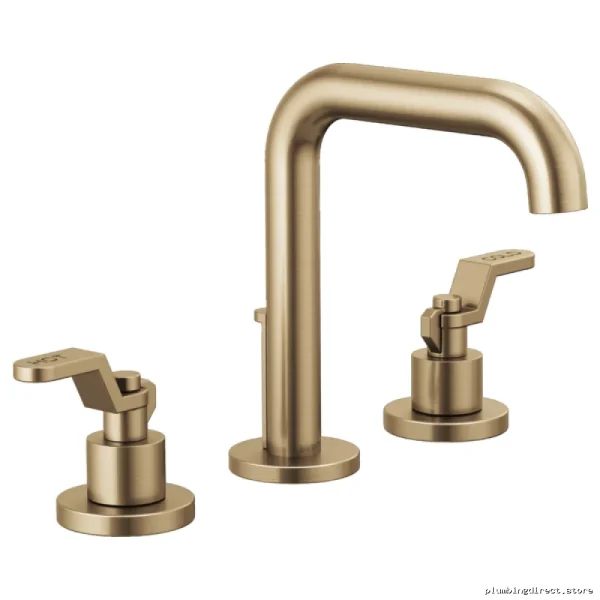 Litze Modern Widespread Single Handle Bathroom Faucet in Gold - 65332LF-GLLHP Brizo - Image 3