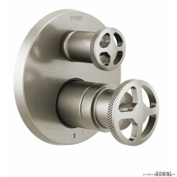 Litze Pressure Balance Valve Trim 6-in-1 Diverter (Fewer Handles) - Luxe Nickel T75P635-NKLHP Brizo - Image 2
