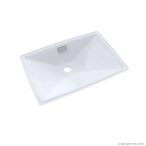 Rectangular Undermount Bathroom Sink - Lloyd Cotton White by Toto