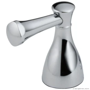 Lockwood Chrome Finish Small Metal Lever Handles for Kitchen Faucets (Pair) - H240 Delta